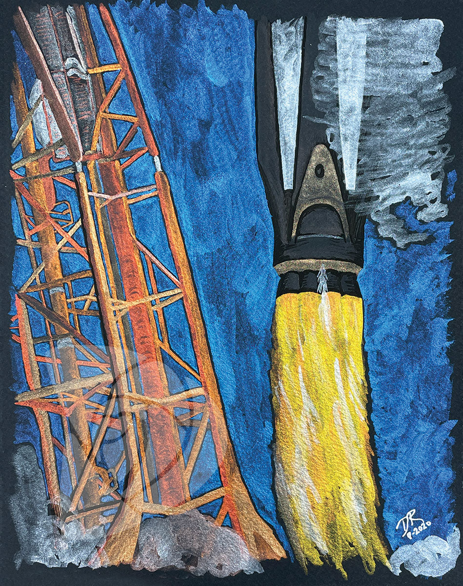 SpaceX Falcon 9 Launch by Danielle Rose