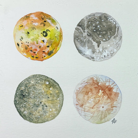 Moons of my Childhood Original Painting